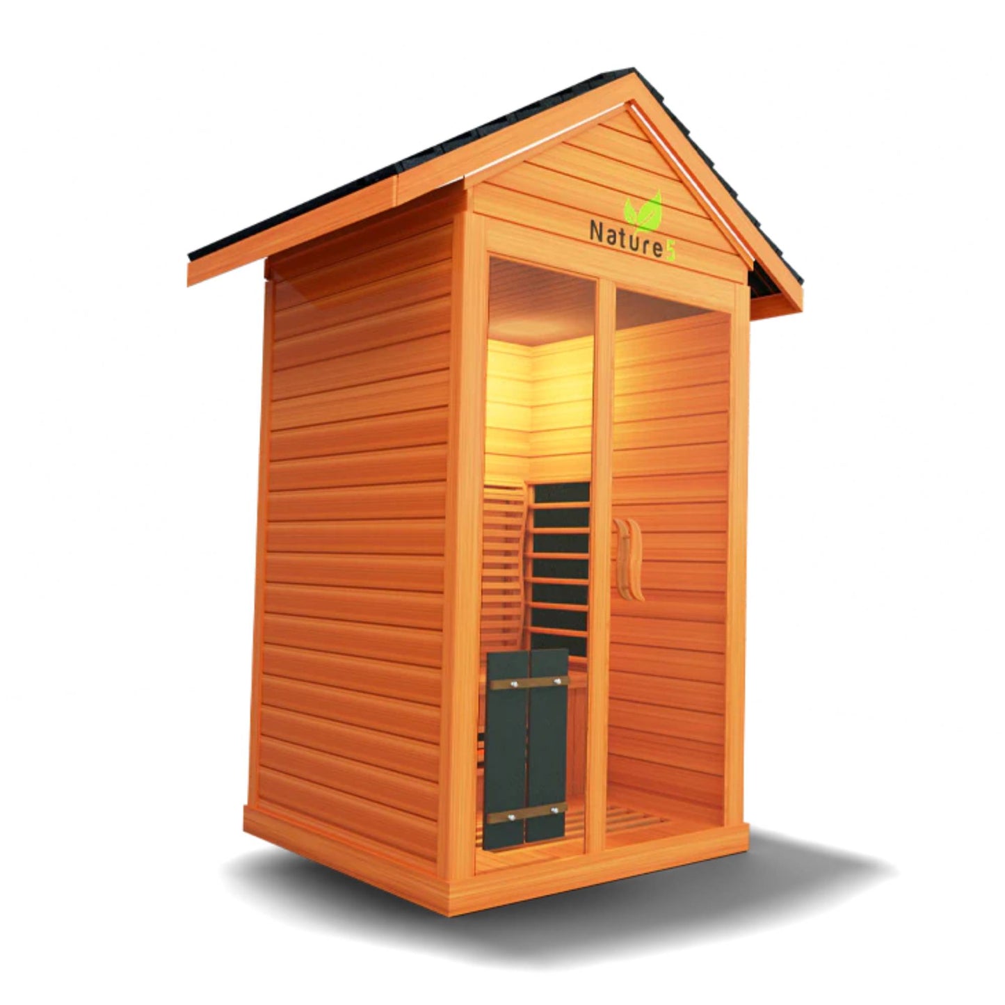Medical Saunas: Nature 5 v2 Sauna Full-Spectrum Infrared Tech - Elite Holistic Fitness