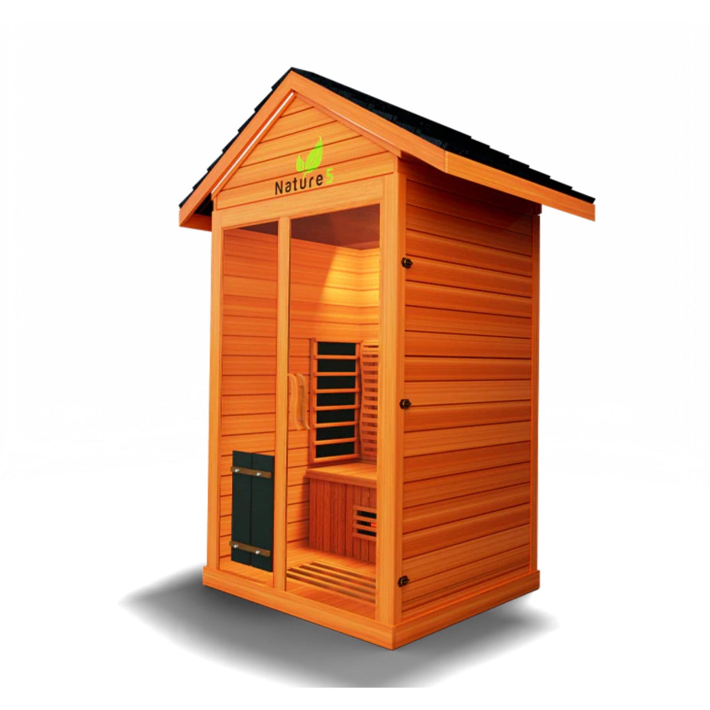 Medical Saunas: Nature 5 v2 Sauna Full-Spectrum Infrared Tech - Elite Holistic Fitness