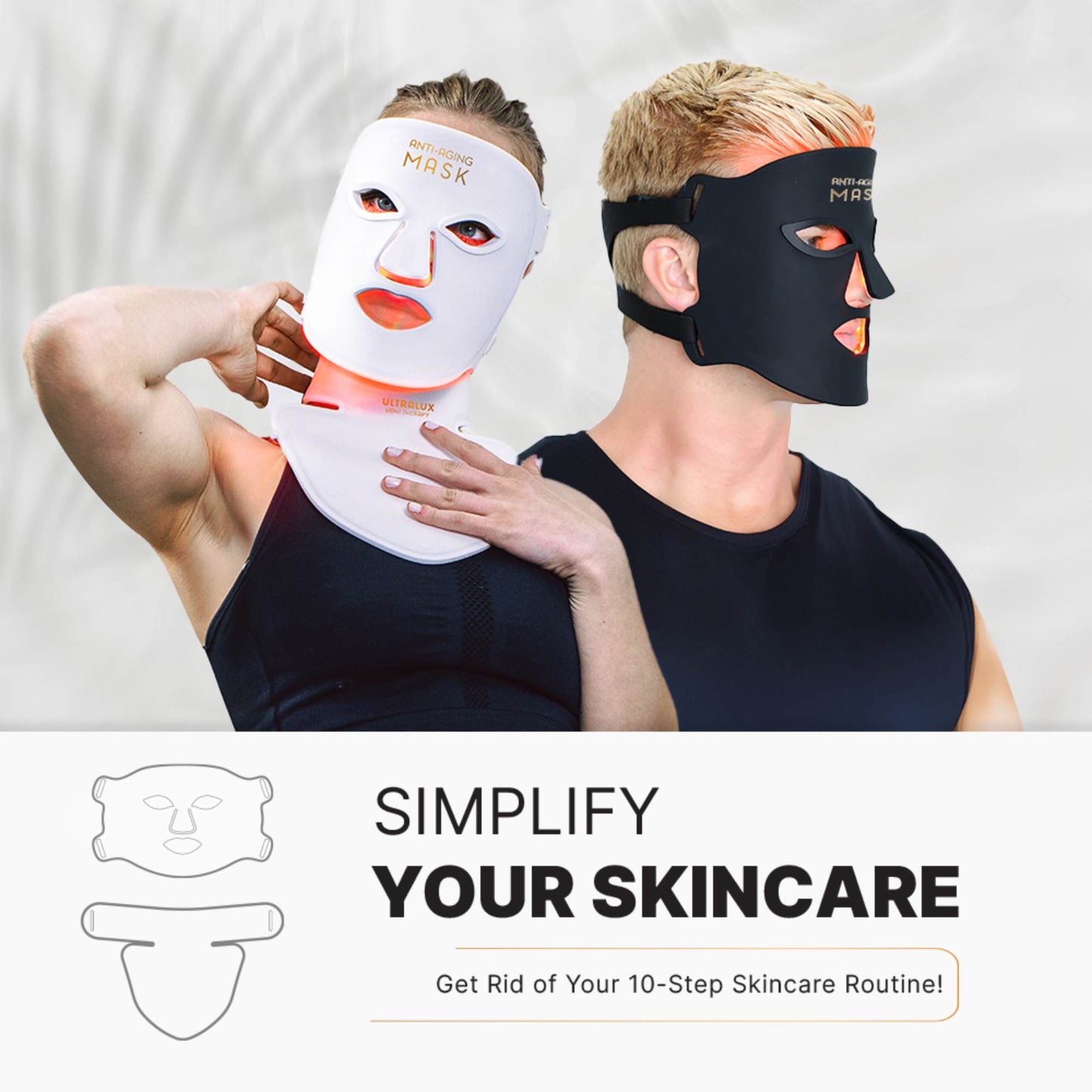 UltraLux Health: Red Light Anti-Aging Mask - Whole Frequency