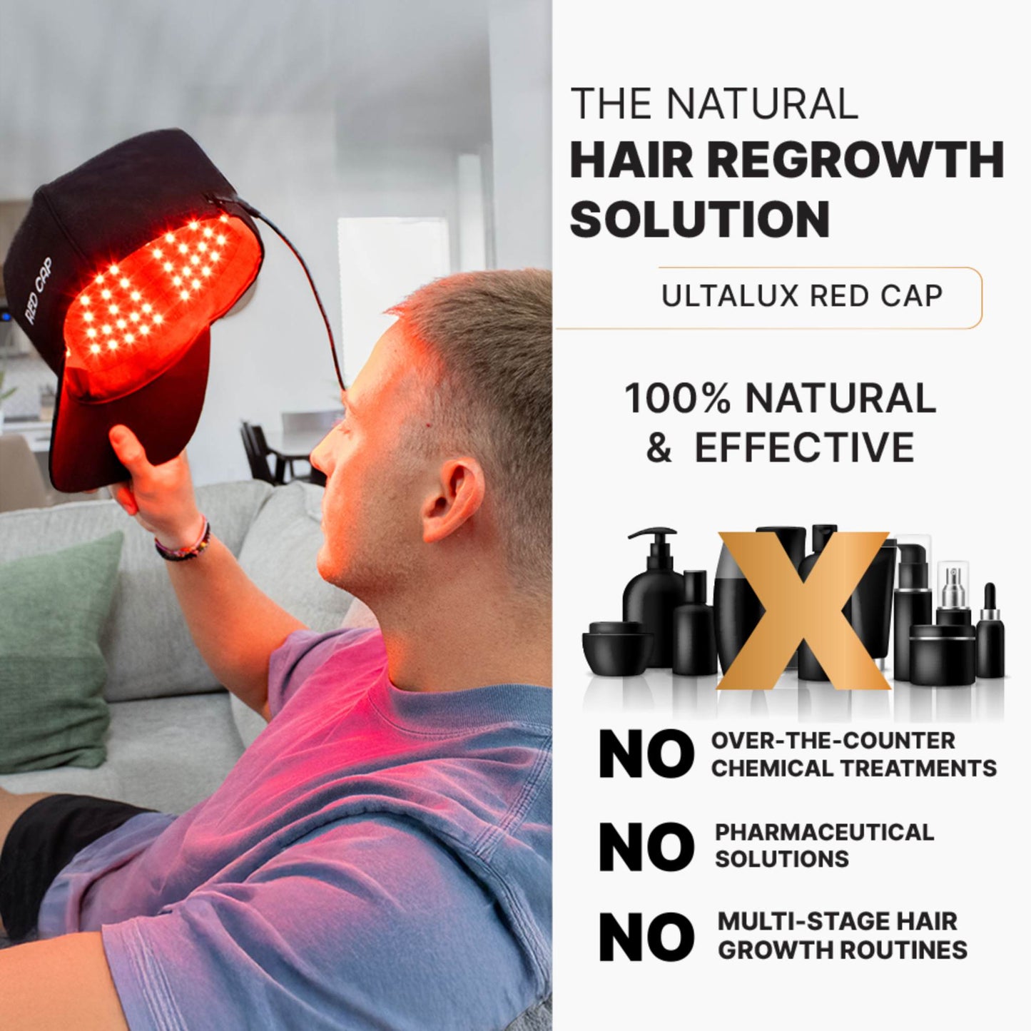UltraLux Health: Red Cap - Whole Frequency