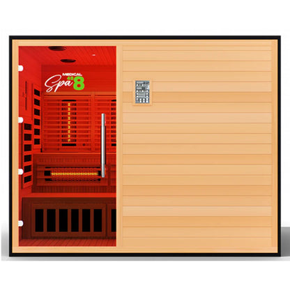 Medical Saunas: 4-5 person Full-Spectrum Infrared Commercial Spa 488 - Elite Holistic Fitness