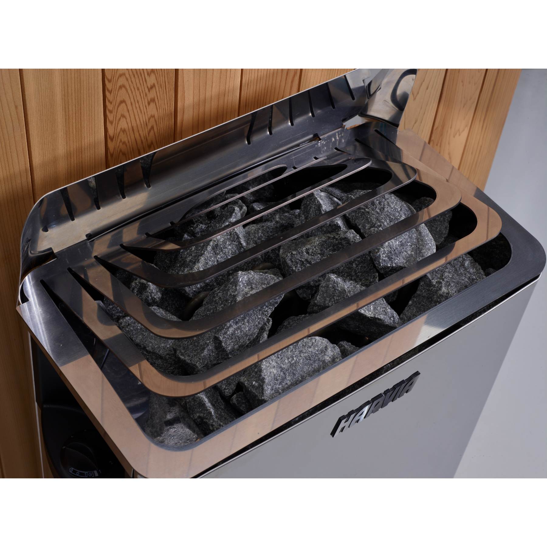 Golden Designs: Gargellen 5 Person Hybrid (Infrared + Stove) Outdoor Sauna - Elite Holistic Fitness
