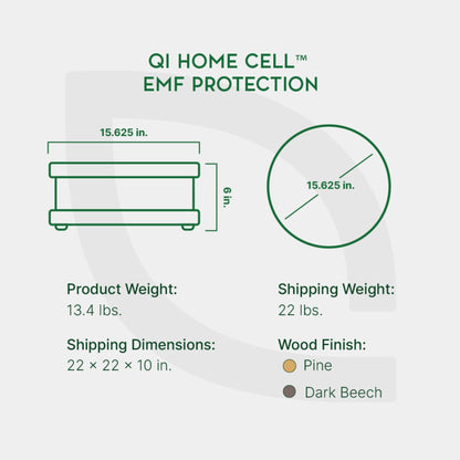 Qi-Home Cell EMF Protection with Waveguard Technology - Elite Holistic Fitness